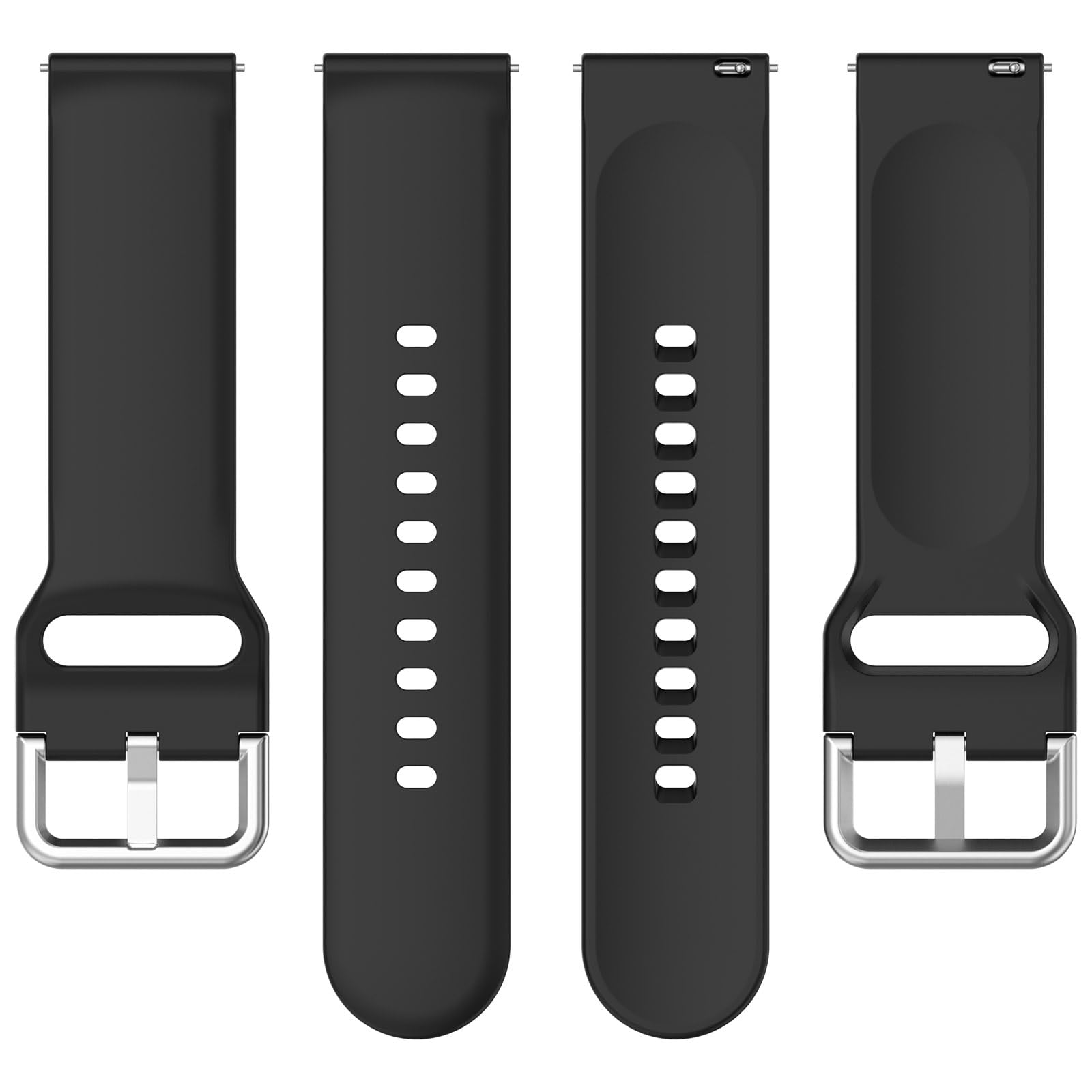 Wrist Strap Intended for KEEPONFIT IDW21/KEEPONFIT ID Sport01 Smart Watch Bands, Replacement Watch Band Intended for KEEPONFIT IDW21/KEEPONFIT ID Sport01 Smart Watch Soft Silicone Wristband (3 Pack A)