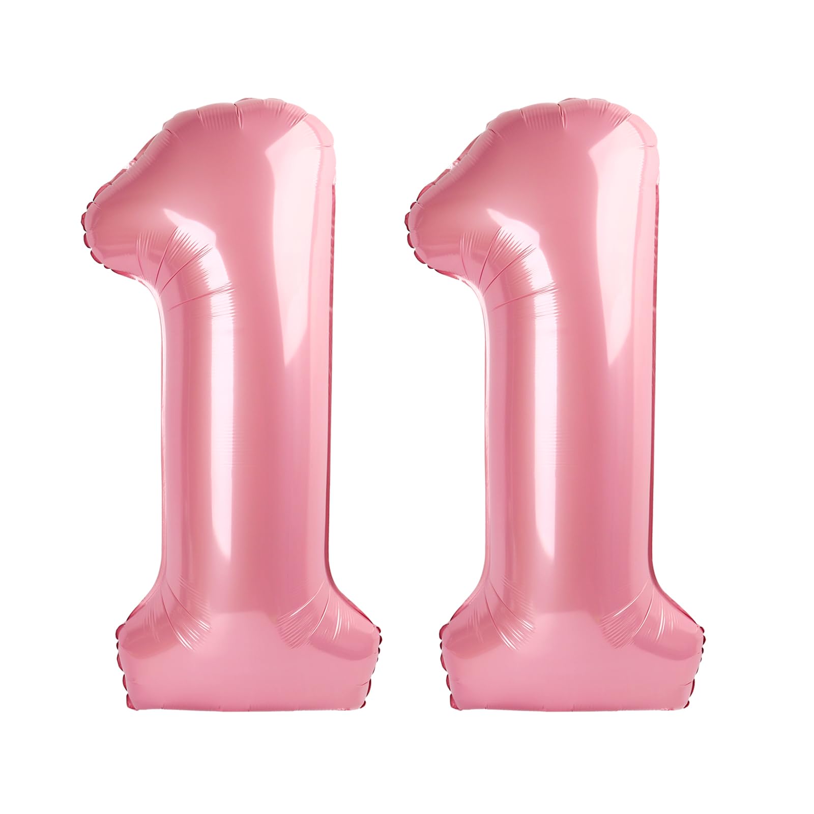 Number Balloons Pearl Pink 11 Balloon 40 inch for 11th Birthday Decorations