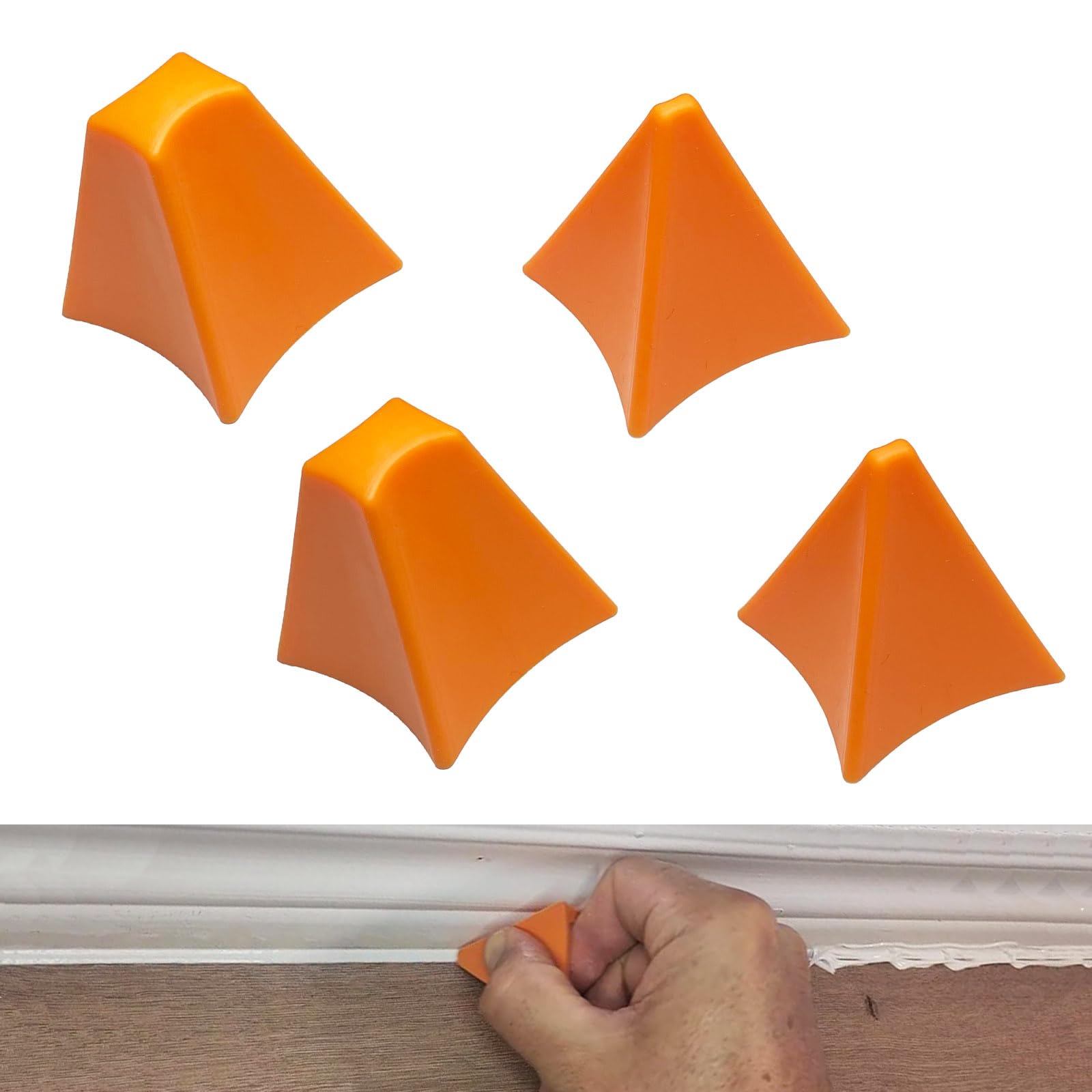 4-Piece Professional Silicone Caulk Applicator and Sealant Finishing Tool Set