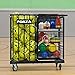 FORZA Sports & PE Storage Cart with Drawers | Heavy-Duty Steel Construction Ball Storage, 3-Tier Mesh Baskets, Non-Marking 360° Wheels – Ideal for Schools and Sports Clubs