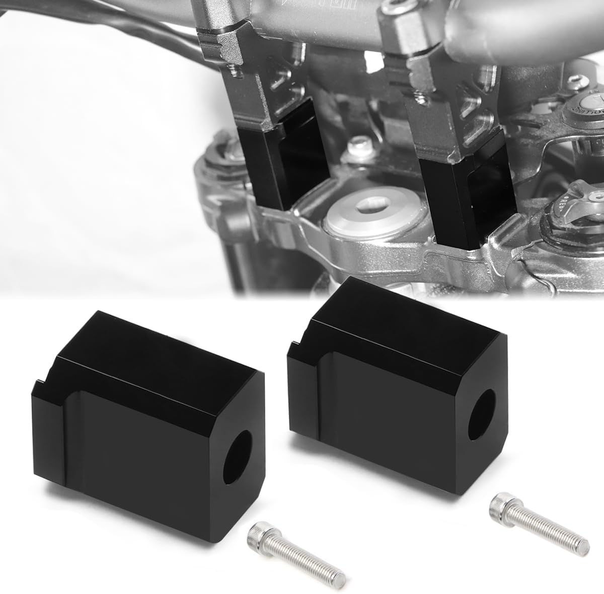 URLWALL Elevadores de manillar de motocicleta para Sur Ron Ultra Bee, almohadillas de elevación de manillar CNC de aluminio para bicicleta de cross