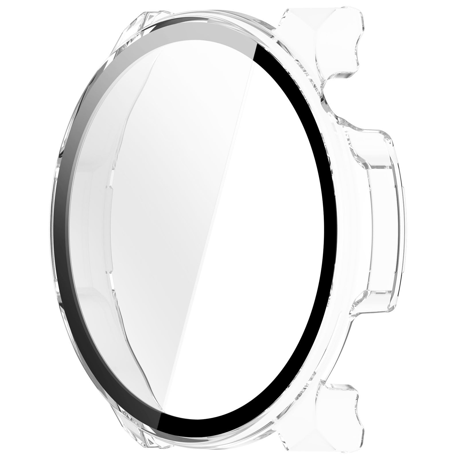 CAZSTYK Smartwatch Cover Shell Case with Glass Film for Balance 2 Watch Screen Protector Film Cover Scratchproof Case with Screen Protector