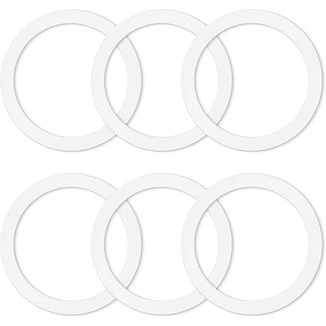 6 Pcs Bialetti Gasket Replacement Rings