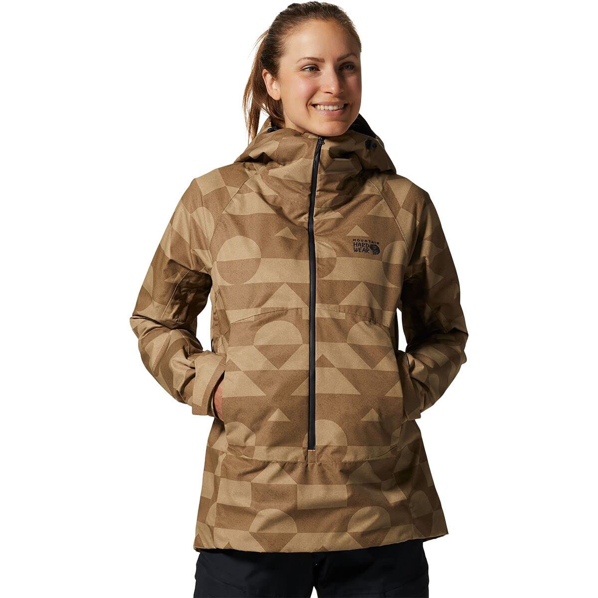 Mountain Hardwear Firefall/2 Anorak - Women's Corozo Nut Geoland, S