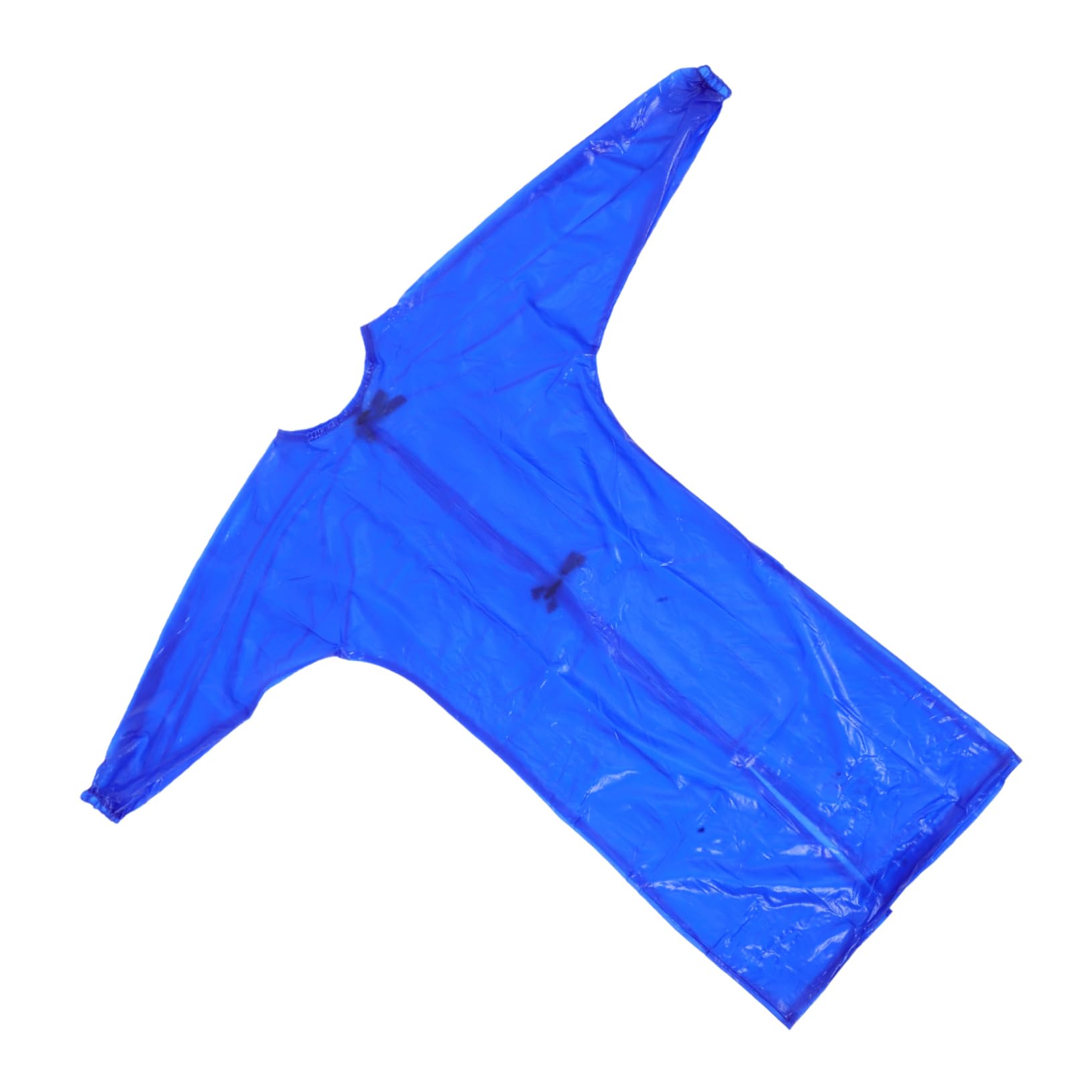HOMSFOU Langarmbluse Geschirrspülschürze wasserdicht wasserdichte Schürze Laborjacke Schürzen Masse Laborkittel Küchenschürzenärmel Bulk-Schürzen PVC Blue