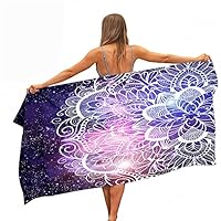 LDRHUY Microvezel strandhanddoek, 160 x 80 cm, super zacht, gemakkelijk te onderhouden, yoga, reizen, badhanddoek, strandhanddoeken voor volwassenen, sneldrogende en lichtgewicht reishanddoek. (L001