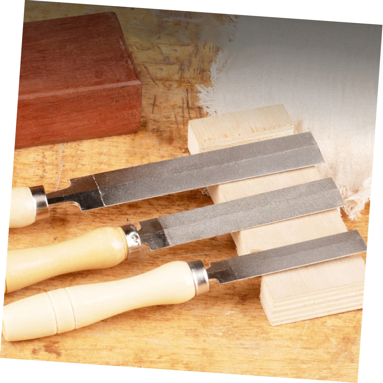 Mikikit 1Pc Diamond Rhombus File Woodworking Hand File Household Diamond Files for Precision Sharpening and Woodwork Tasks Durable Tool for Crafting and Projects