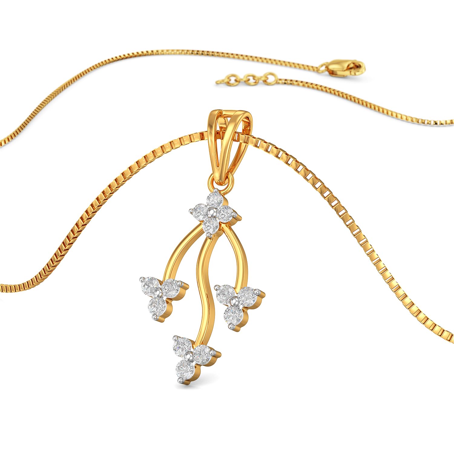 Pride Diamond Collection 18K Yellow Gold and Diamond Pendant-image-26