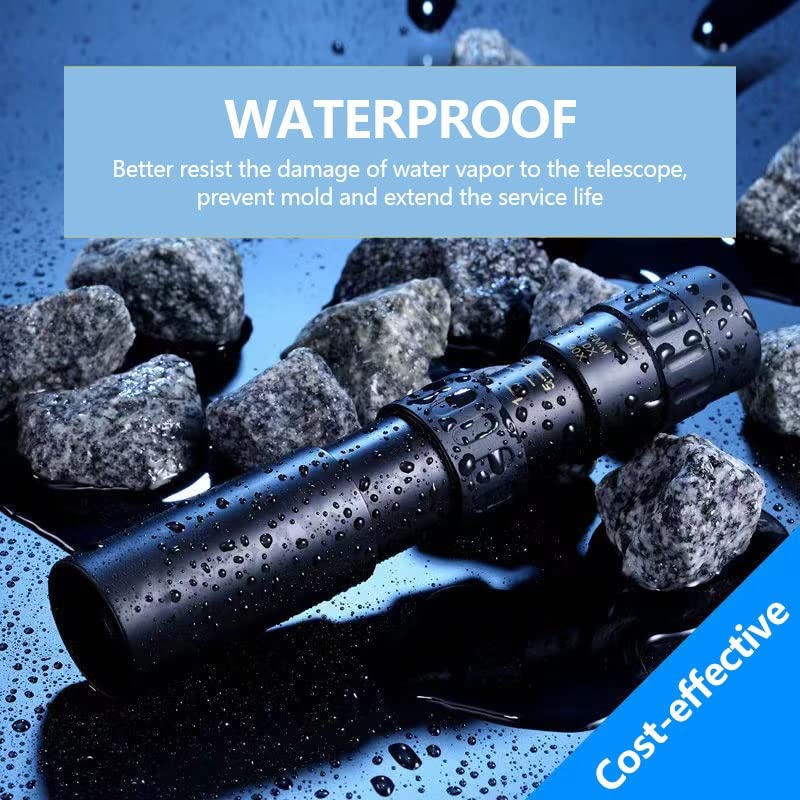 Telescopio monocular 10X-300X metal Bak4 accesorios caza aire libre 7