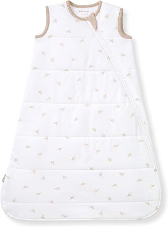 Burt's Bees Baby Unisex Newborn Essentials 100% Organic Cotton Beekeeper Wearable Blanket, Quilted Golden Bee, S