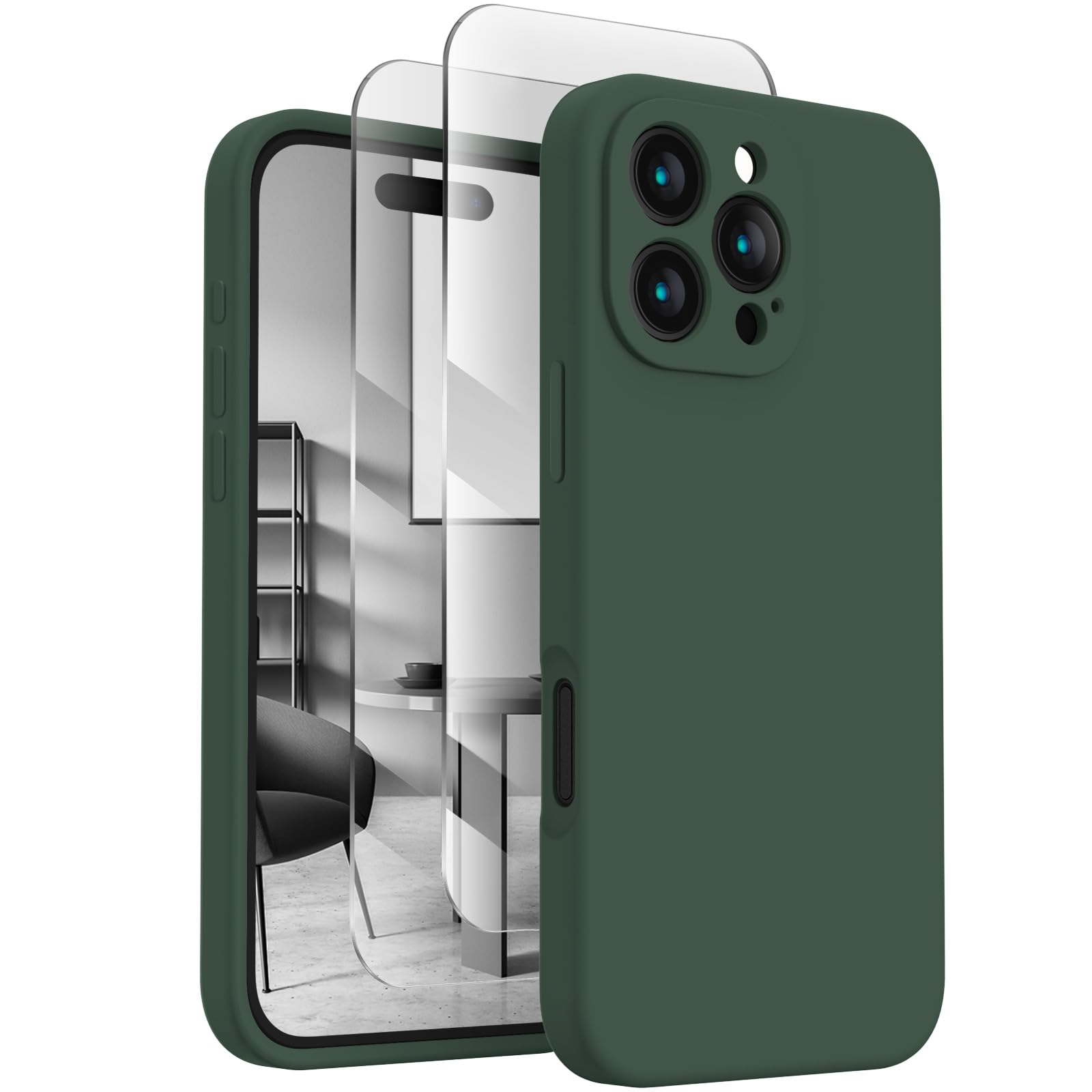 FireNova Designed for iPhone 16 Pro Case, 6.3", Alpine Green