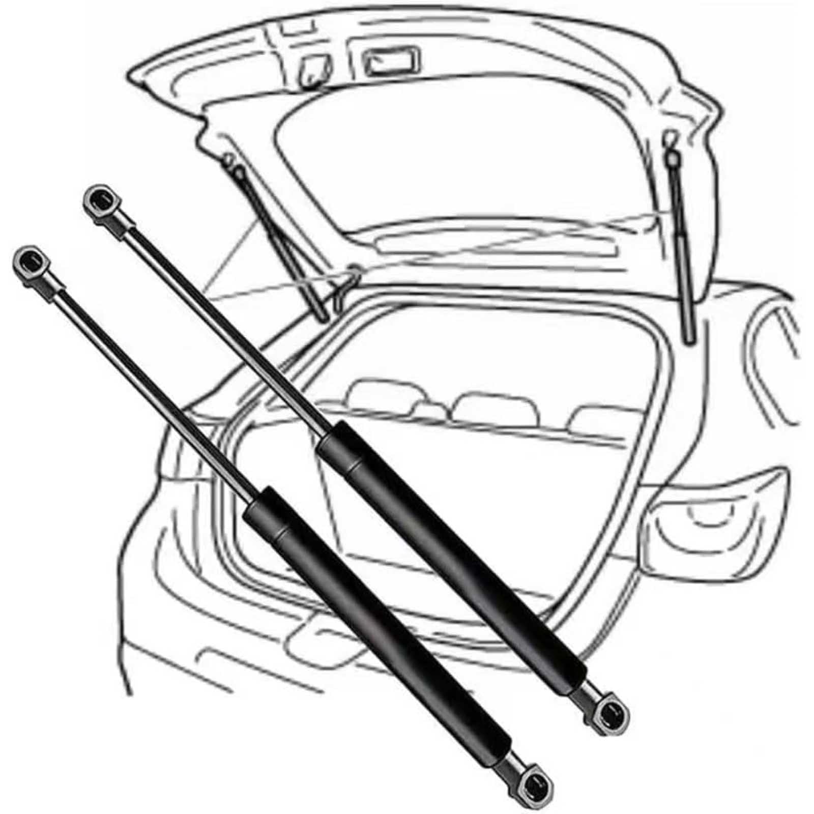 2 amortyzatory tylnej klapy do Opel Astra H Estate 2004-2009 OEM: 13122695-47,4 cm Amortyzatory tylnej klapy
