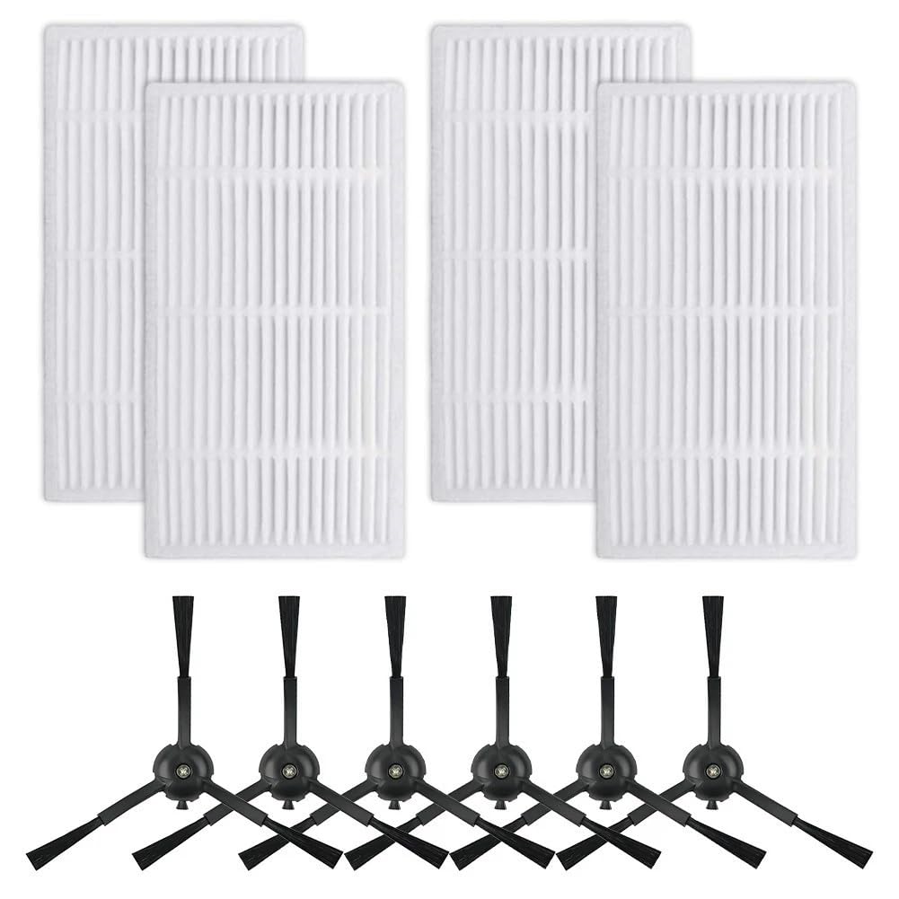 For Tapo RV30 Max/ RV30 Max Plus Parts Side Brush Filter Accessories Robot Vacuum Cleaner Parts Set