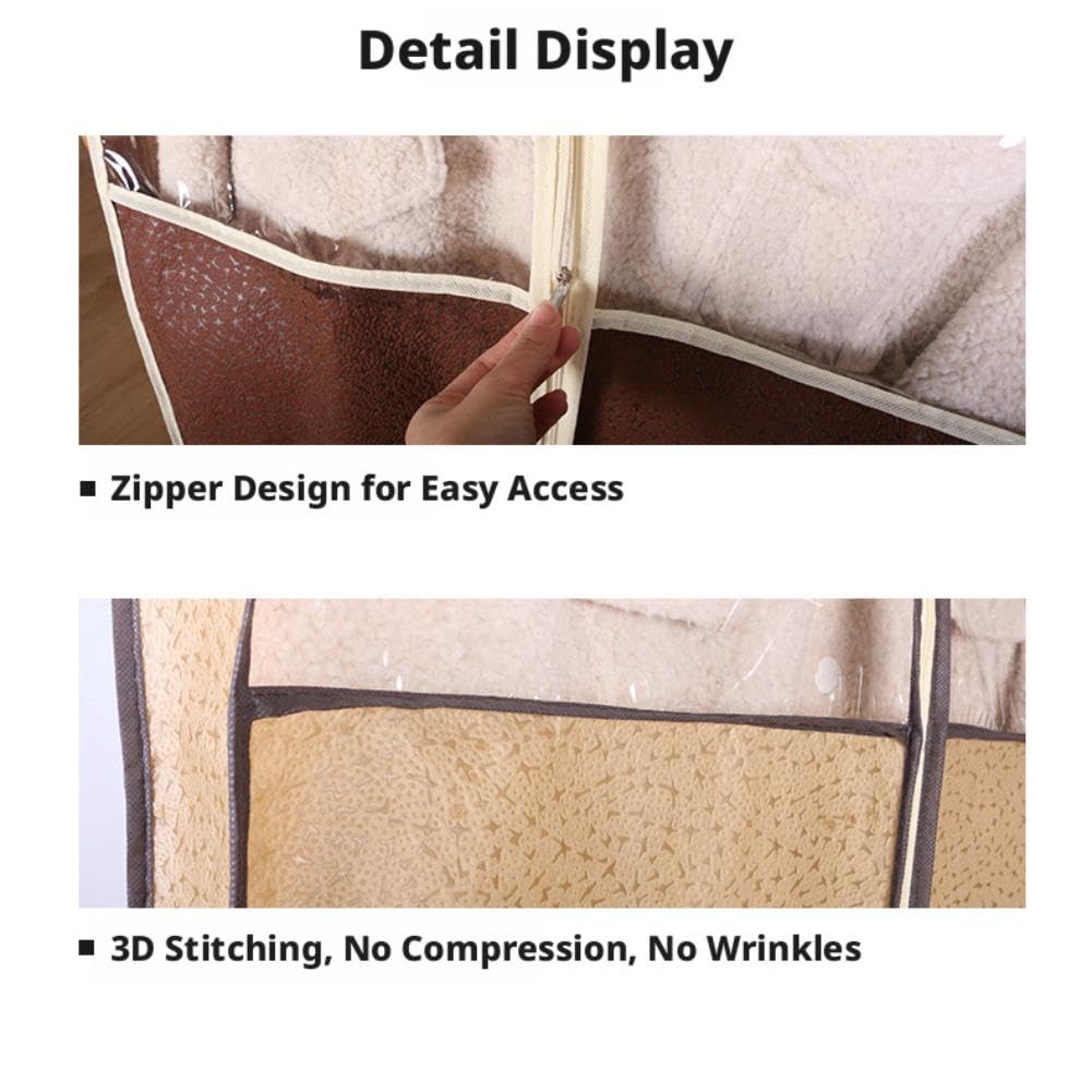 Borse appese per riporre vestiti, organizer per guardaroba da viaggio, protezione armadio, copertura resistente con cerniera, ideale per abiti, abiti e costumi