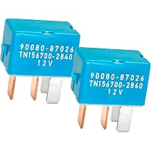2-Pack 4-Pin AC Relay, Fits Toyota/Lexus, Part 90987-02027 90080-87026 90987-02028 Factory-Grade Relay Replacements for Climate Control and Electrical Systems.