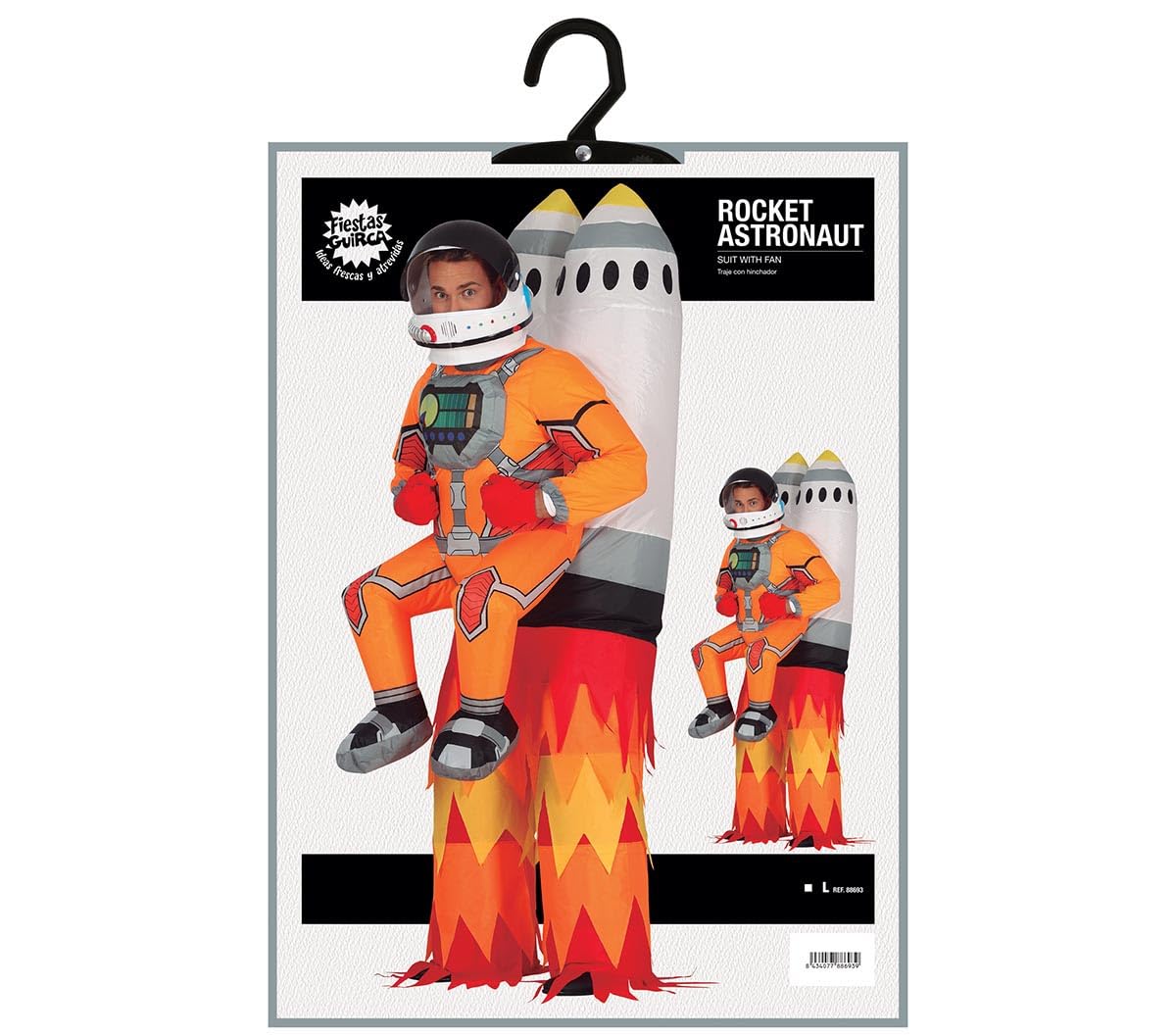 Vestito razzo con astronauta gonfiabile