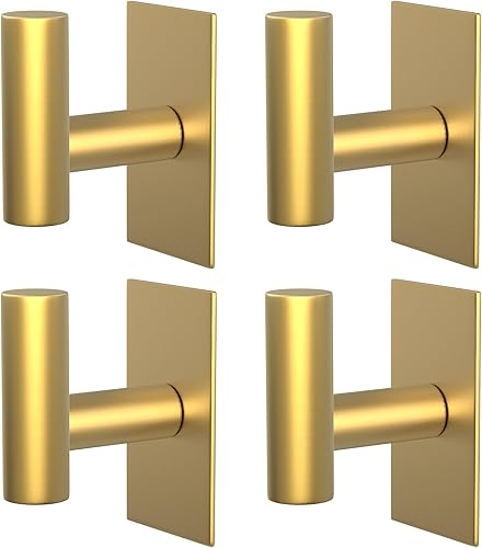 Miniatura 41 de PMMASTO Ganchos para toallas – Gancho de pared resistente para colgar – Ganchos de ducha (negro, forma de J, 6 unidades) Negro,Plata " J " forma 6