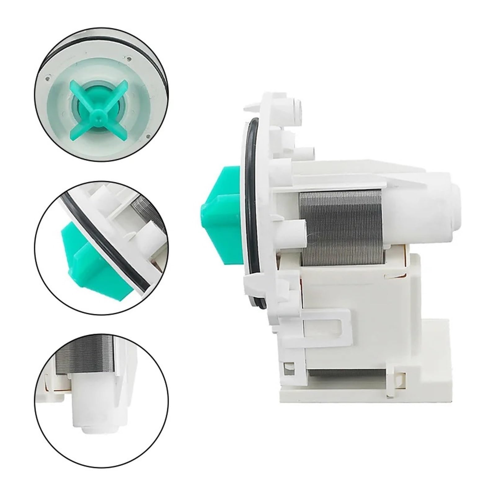 A00126401 Pompa Di Scarico For Lavastoviglie, Compatibile Con Frigidaire, Compatibile Con Electrolux, Compatibile Con Kenmore, Sostituisce AP5690431 5304492415