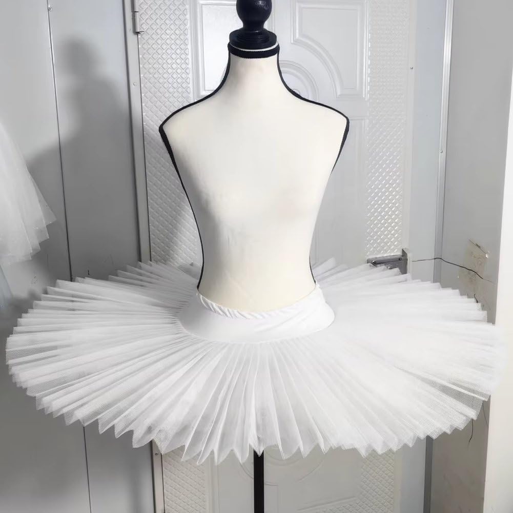 Falda Tutú De Ballet Profesional para Adultos, Disfraz Bailarina, Lago Cisnes