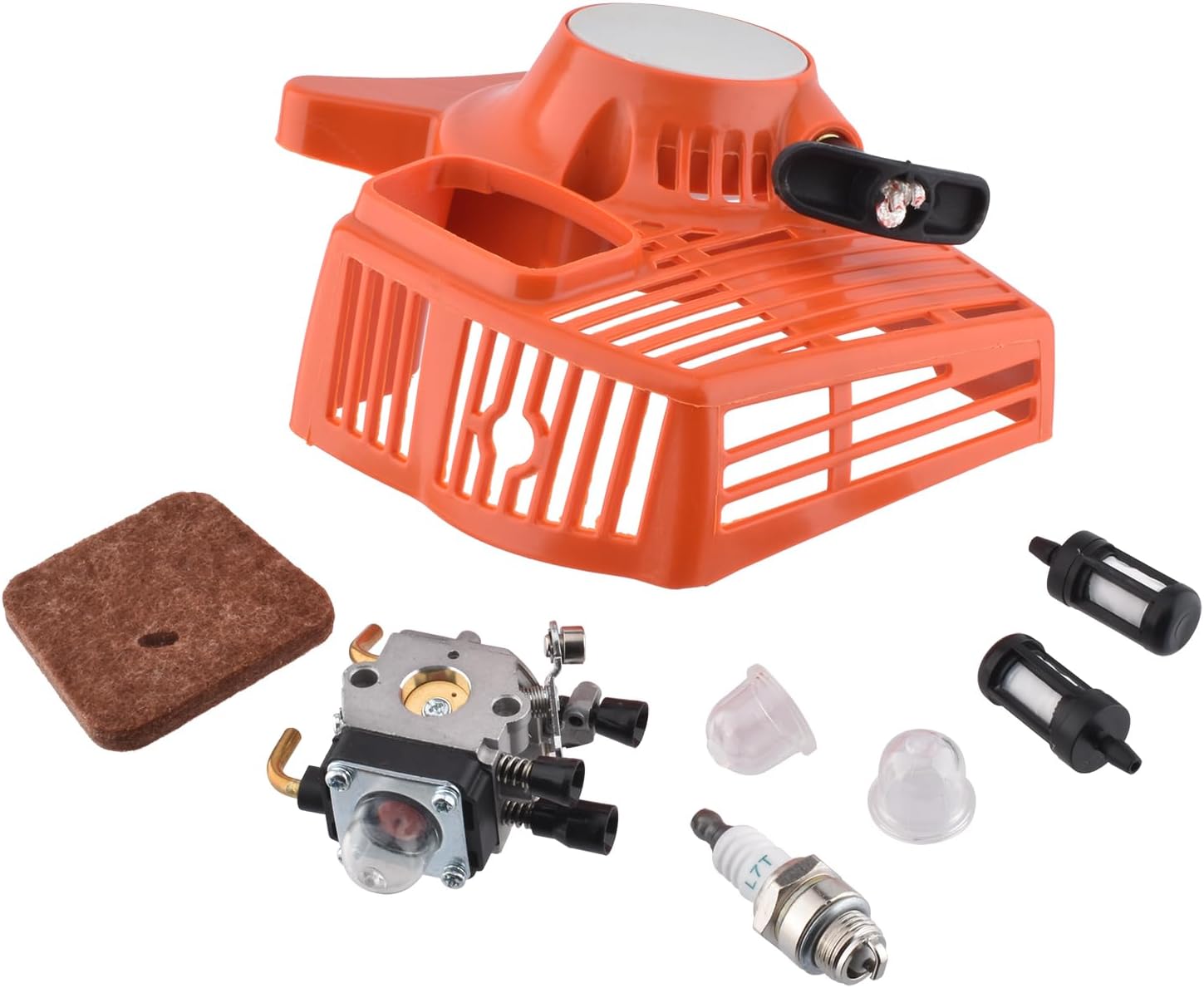 Recoil Starter Carburetor Air Fuel Filter Kit for STIHL FS55 FS46 FS45 FS38 FC55 HL45 KM55 String Trimmer Edger Weedeater
