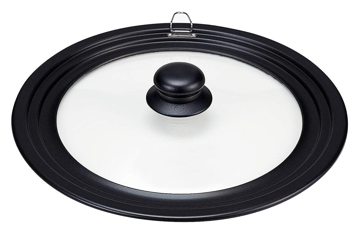 Pearl Metal H-5072 Frying Pan Lid with Glass Window, For 9.4-11.0 inches (24-28 cm), Oil Partner