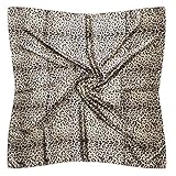 Vabovin 35' Fashion Neckerchief Women's Silk Like Big Satin Square Hair Scarf Accessory (Leopard...