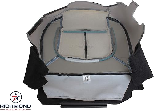 Miniatura 8 de Richmond Auto Upholstery - (Compatible con Ford F-250 F-350 Lariat 2011, 2012, 2013, 2014, 2015, 2016, funda de asiento de piel, color negro