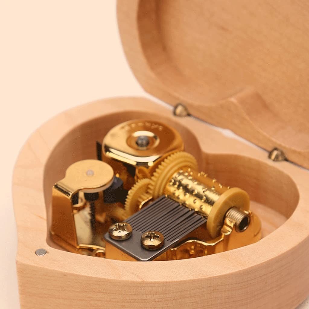 Music Box Box Musicale in Legno Scatola di Musica Scatole di Musica Sky City per Regali di Compleanno Natale Ringraziamento di Natale San Valentino (Dimensione : A)