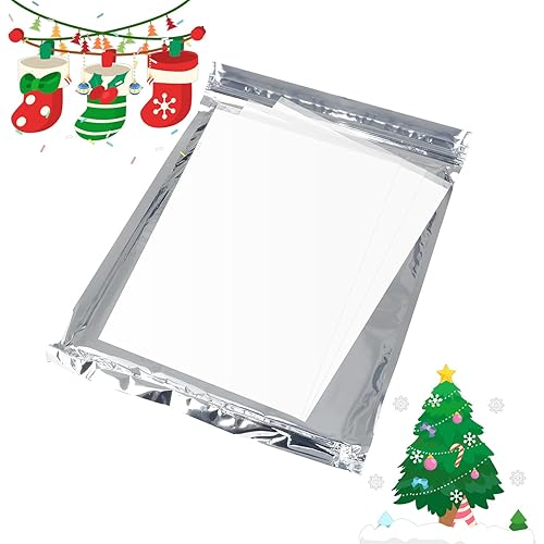 E-Kongton Papel comestible, 25 hojas de glaseado en embalaje resellable de 8.5 x 11 pulgadas, hojas de glaseado blanco comestible tamaño A4 para