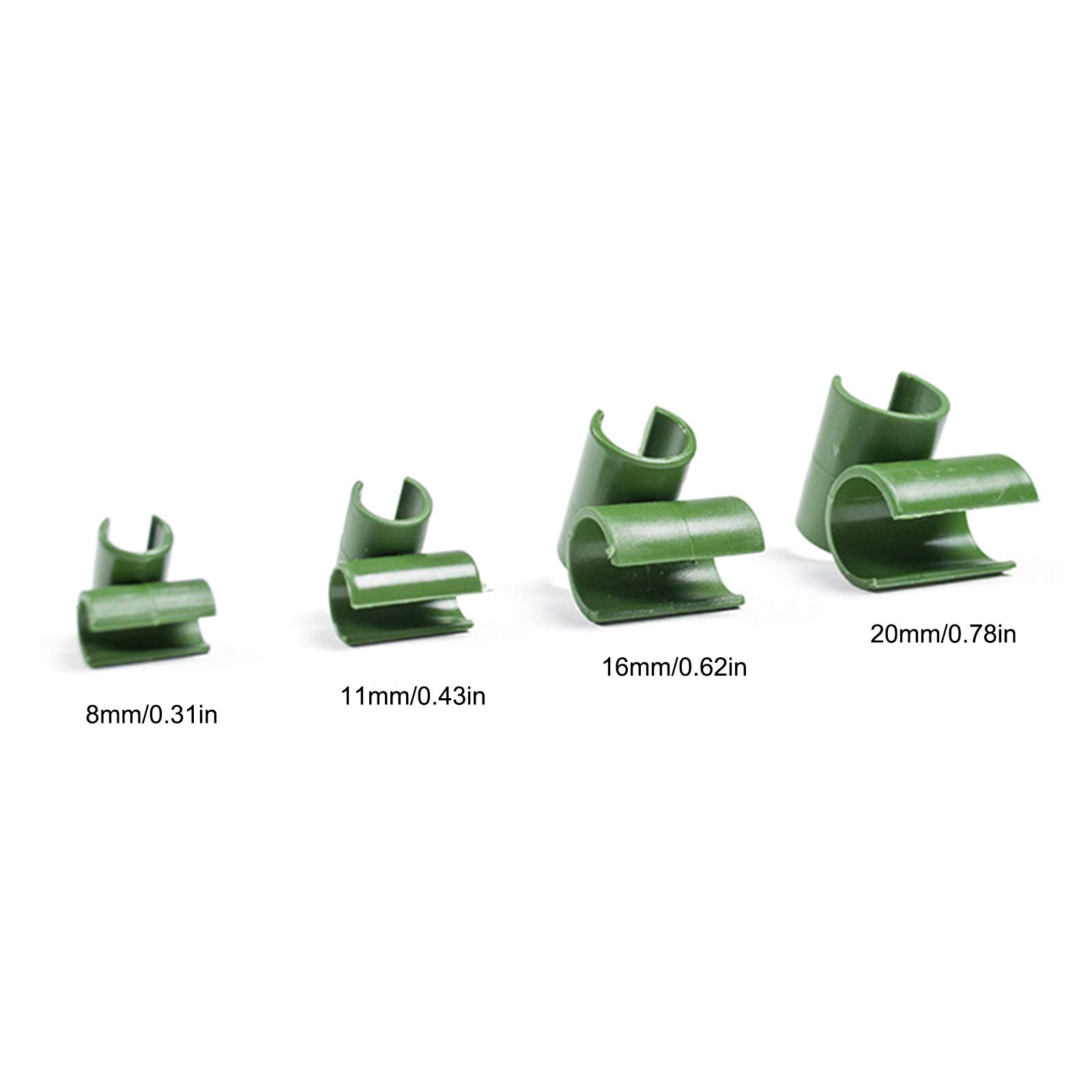 Qumiuu Raccordo per piante, clip di collegamento regolabile, clip di collegamento per piante in rattan, regolabile con fibbia in rattan | Connettore per tubo per piante facile da installare