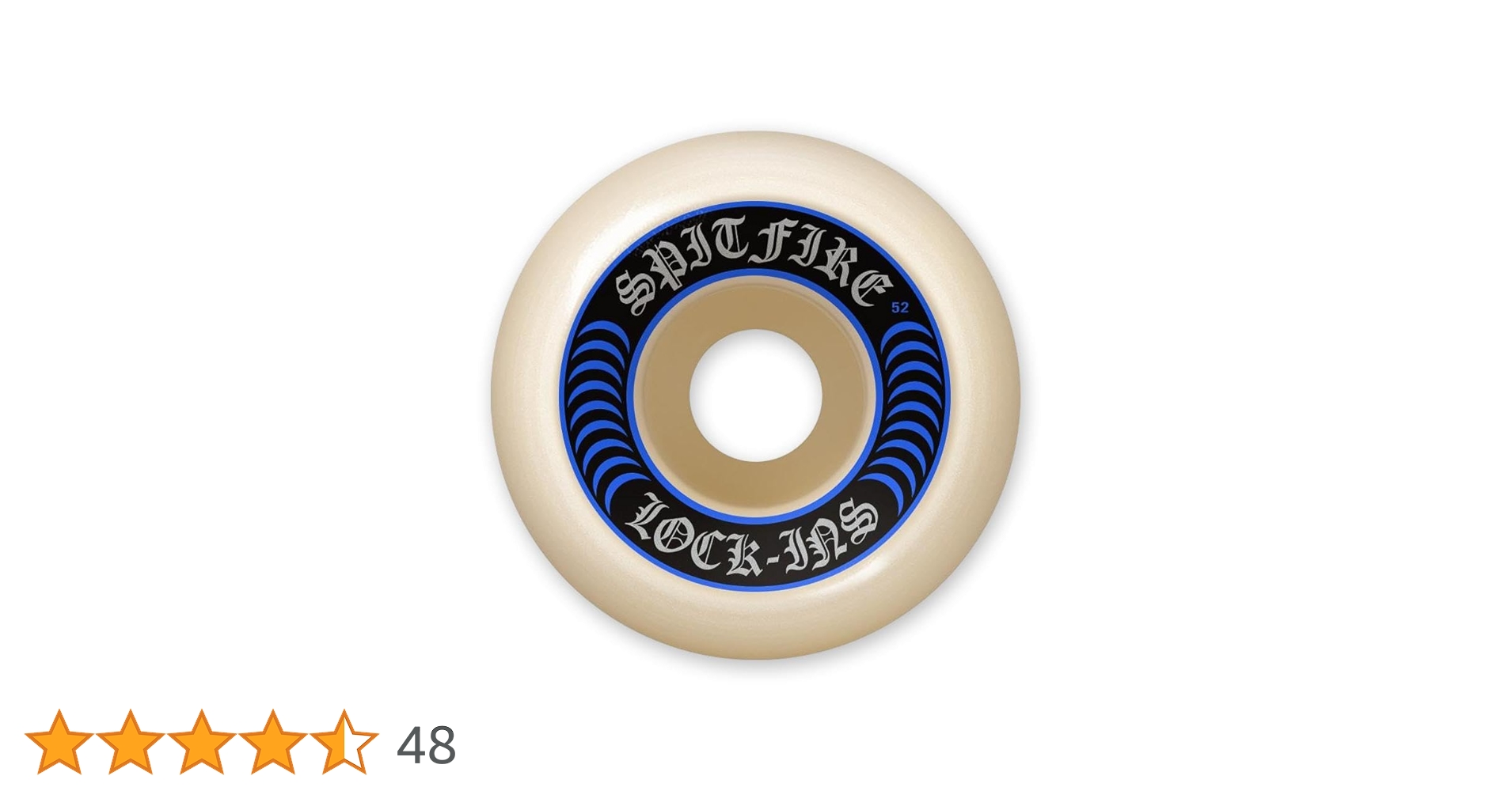 LOCK-INS 99DUR FORMULA FOUR ウィール52mm Amazon | (Natural, 52mm) - Spitfire Formula Four Lock Ins