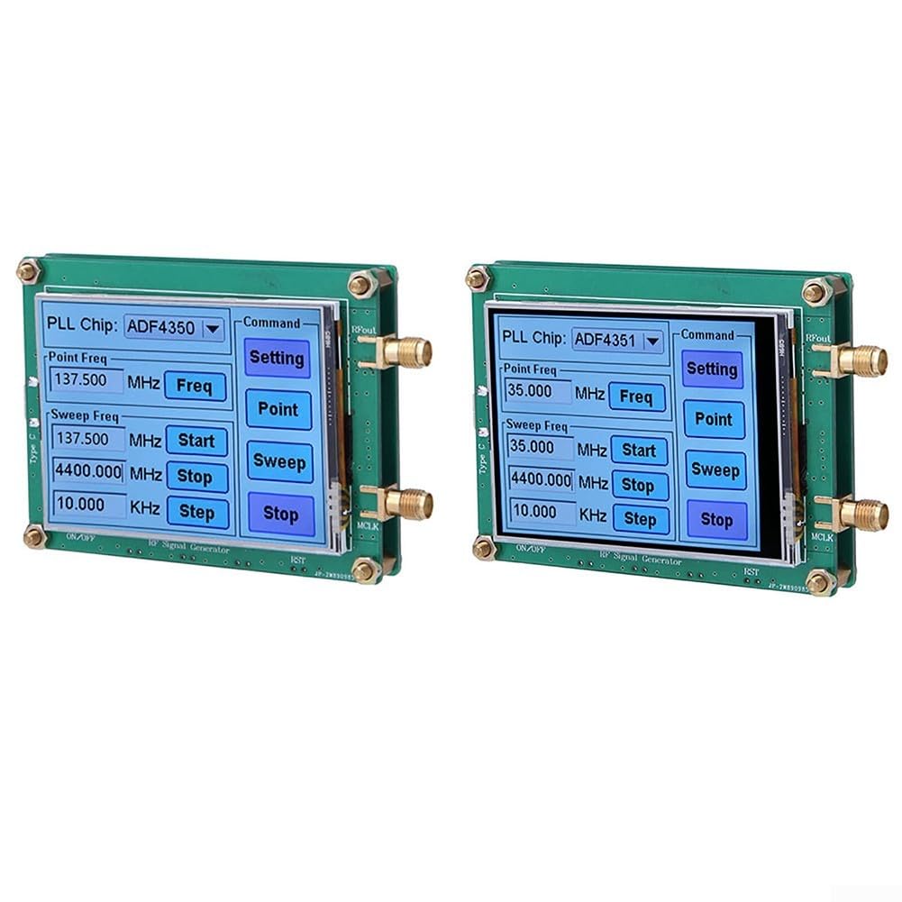 Generatore di segnale RF ADF4351 ADF4350 sweep frequenza controllo PC con cavo dati touch screen