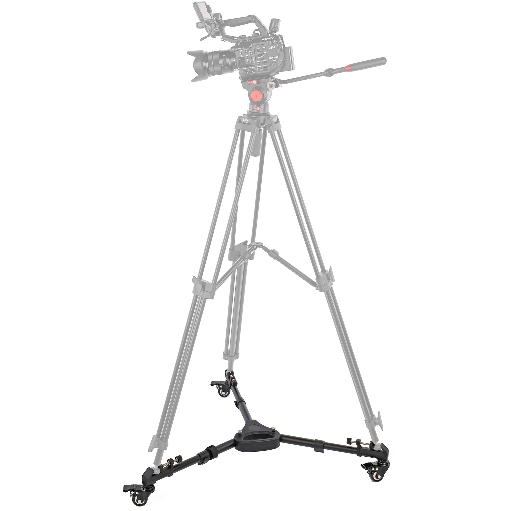 ayex Stativwagen Rollwagen Stativdolly aus Aluminium bis 18kg Tragfähigkeit