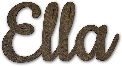Name Sign for Nursery Wooden Name Plaque Baby Girl Wall Decor Boys Room Nameplate Birthday Laser Cut Letters Sign Grib Newborn Gift