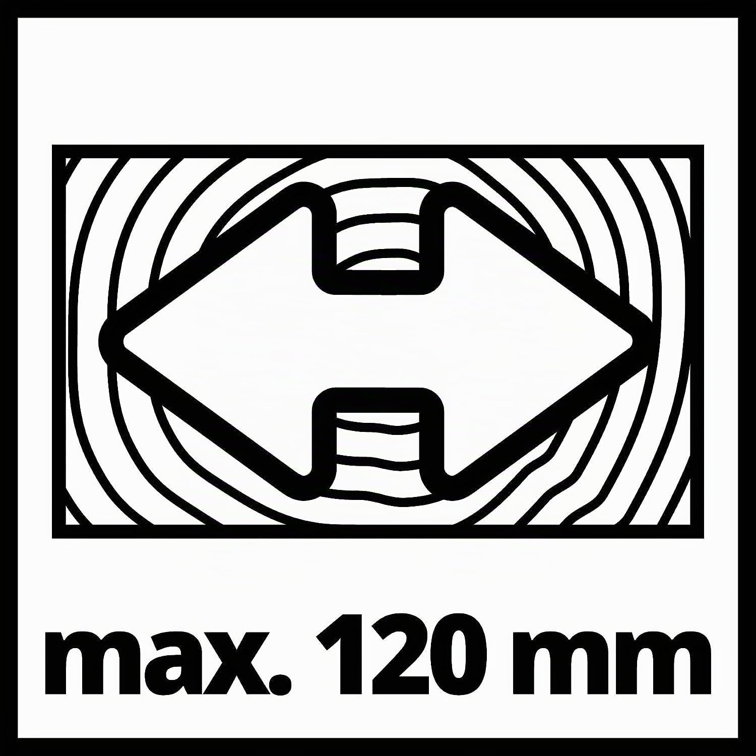 Einhell Scie à onglet TC-MS 216 1600 W table aluminium coulé sous pression pivotante inclinable 45° lame carbures tungstène