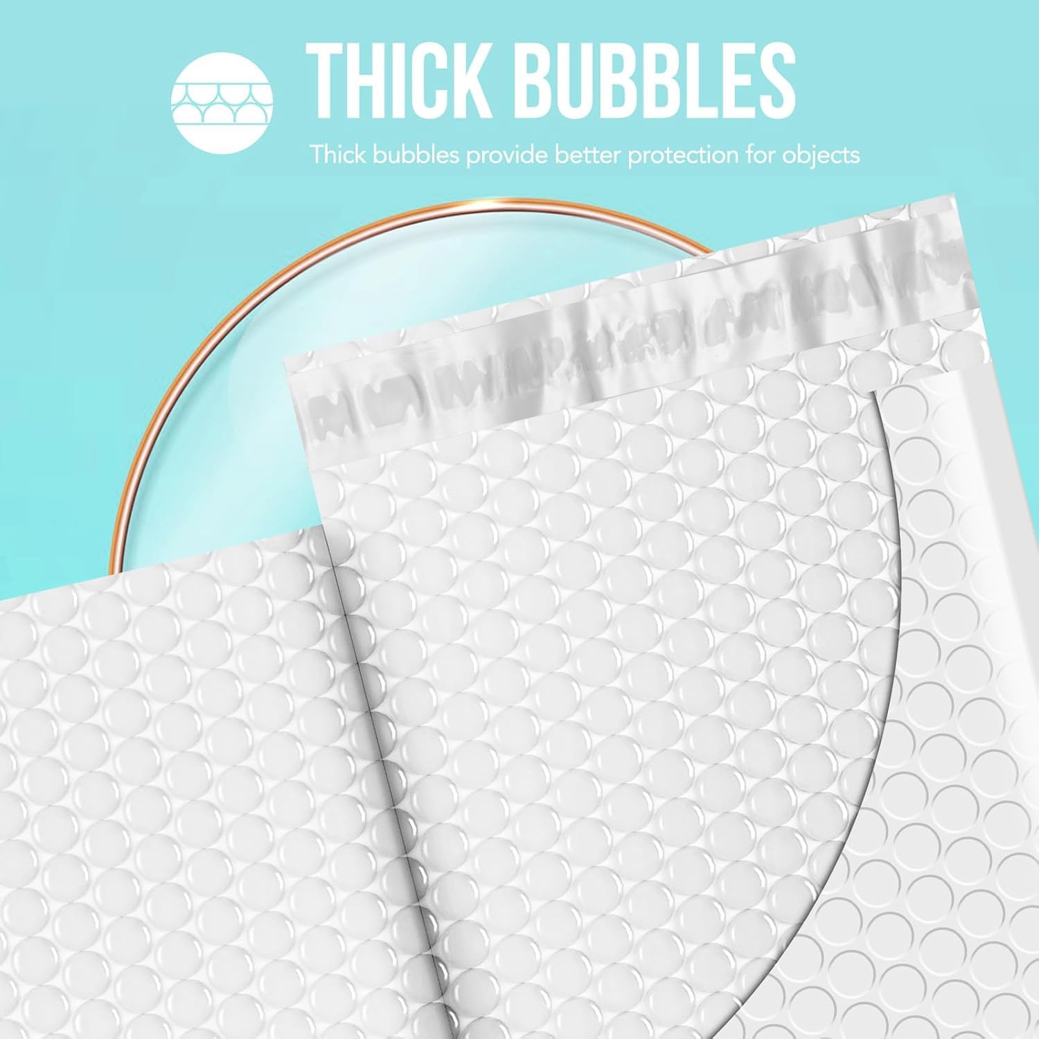 Fuxury Sobres acolchados de burbujas de 12 x 15 pulgadas, paquete de 40 sobres acolchados grandes de burbujas de fuerte adherencia, sobres de burbujas autosellantes para enviar por correo a pequeñas
