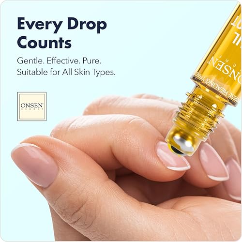 Miniatura 7 de Onsen Kit de rescate de uñas y cutículas, suero acondicionador, aceite reparador y bálsamo para cutículas, tsubaki, manteca de karité, jojoba -