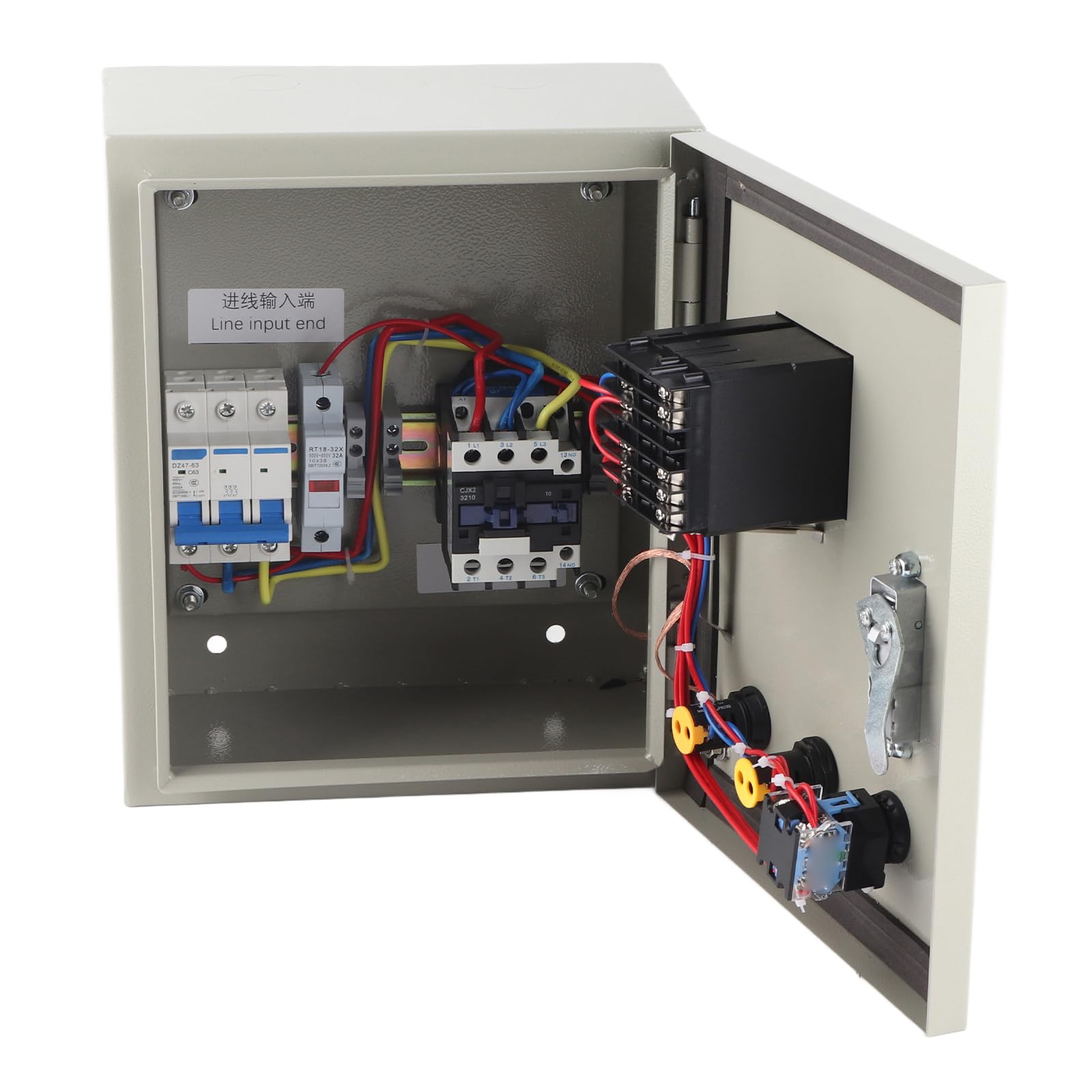KIMISS Controlador de Temperatura PID con Termopar K, Caja de Control de Termostato Digital para Aplicaciones Industriales, 380VAC, Potencia 15KW