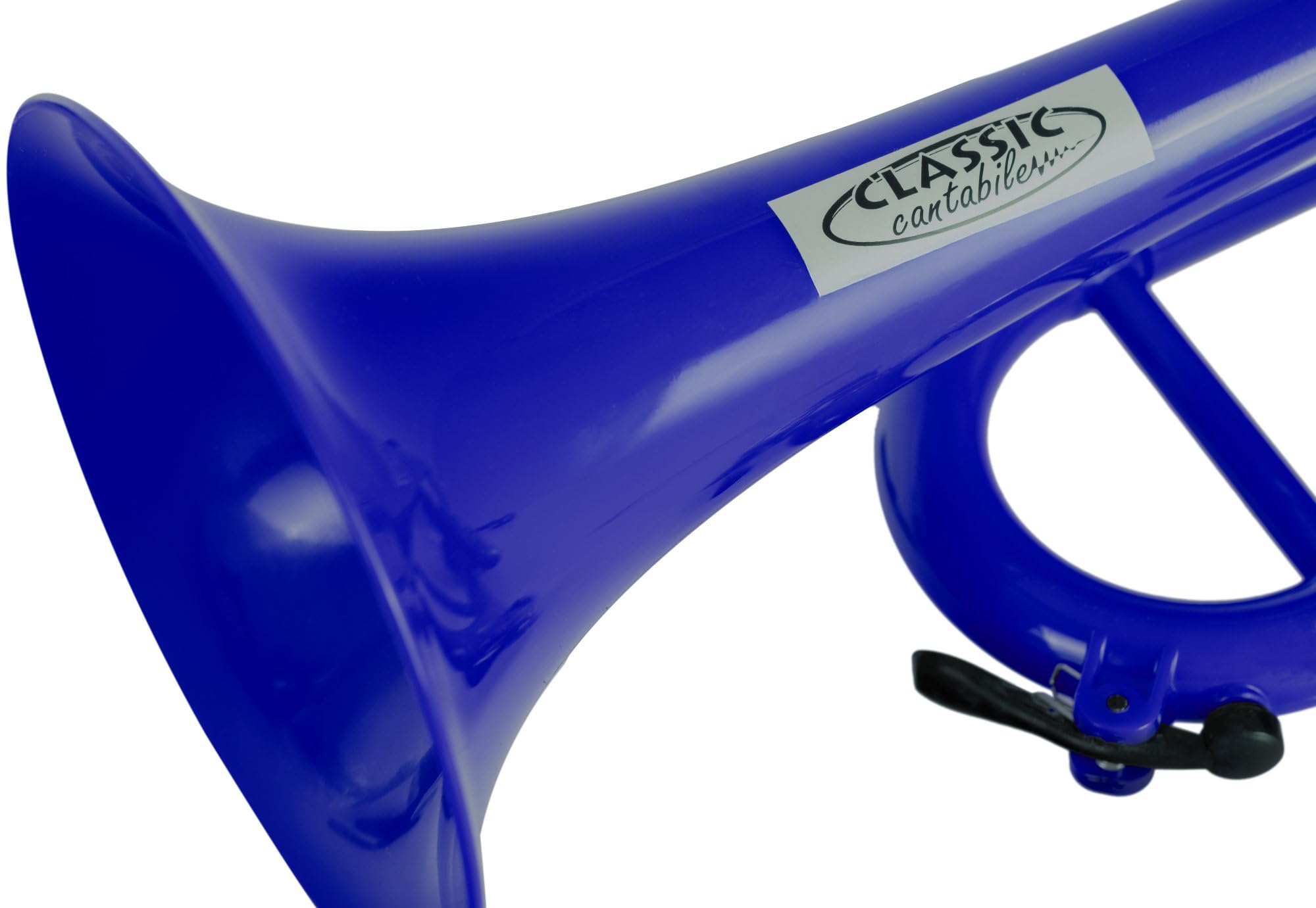 Classic Cantabile PTP-10BL MardiBrass Kunststoff Bb-Trompete - ABS-Korpus - 450 g leicht - wetterfestes Blasinstrument - inkl. Hülle, 2 Mundstücke, 2 Wechselventile - 129 mm Schallbecher - Blau