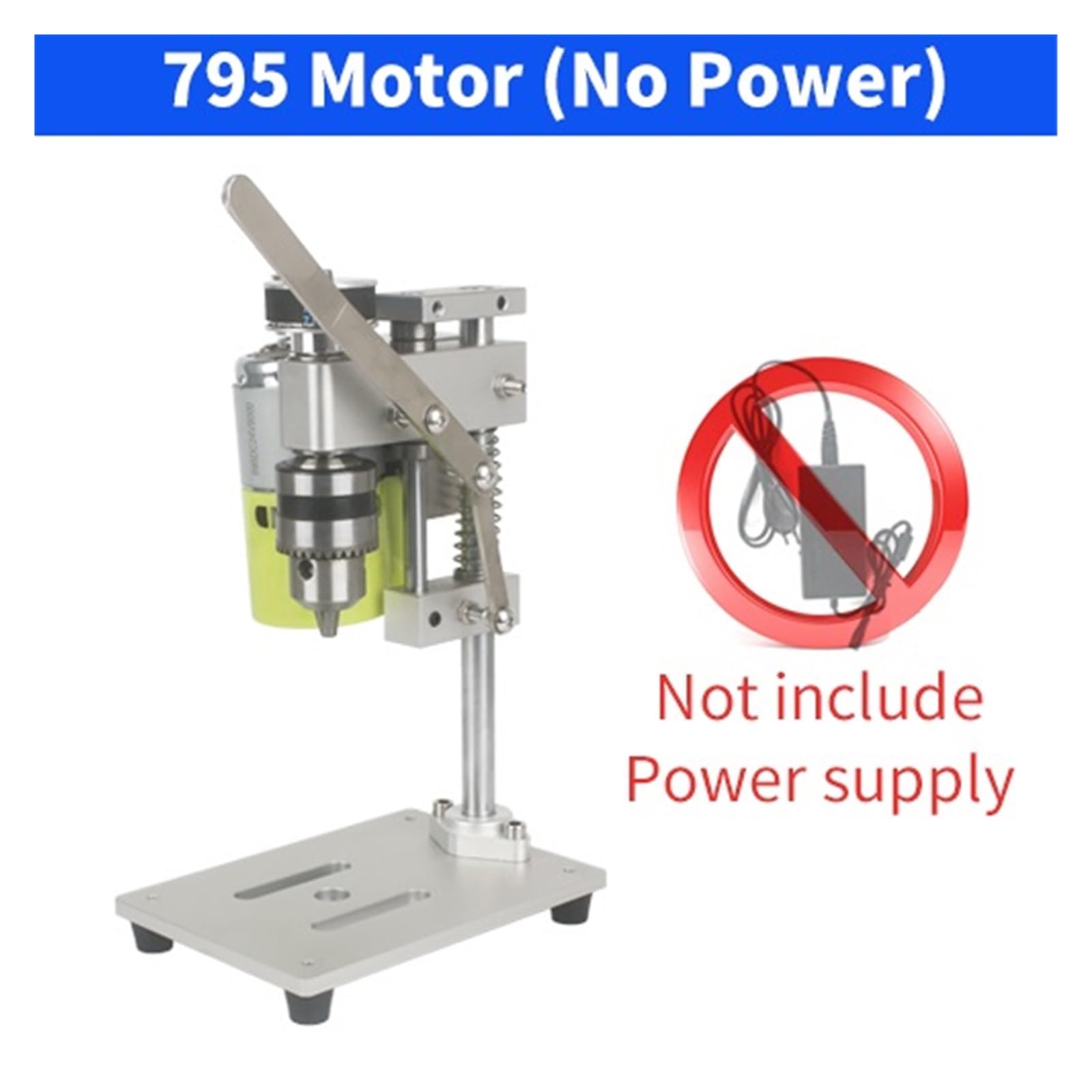 Mini Wiertarka Stołowa Mini Wiertarka O Wysokiej Precyzji Elektryczna Wiertarka Stołowa Stojak Do Majsterkowania Drewno Metal Elektryczne Narzędzia Wiertarka Do Drewna(795Motor No Power)