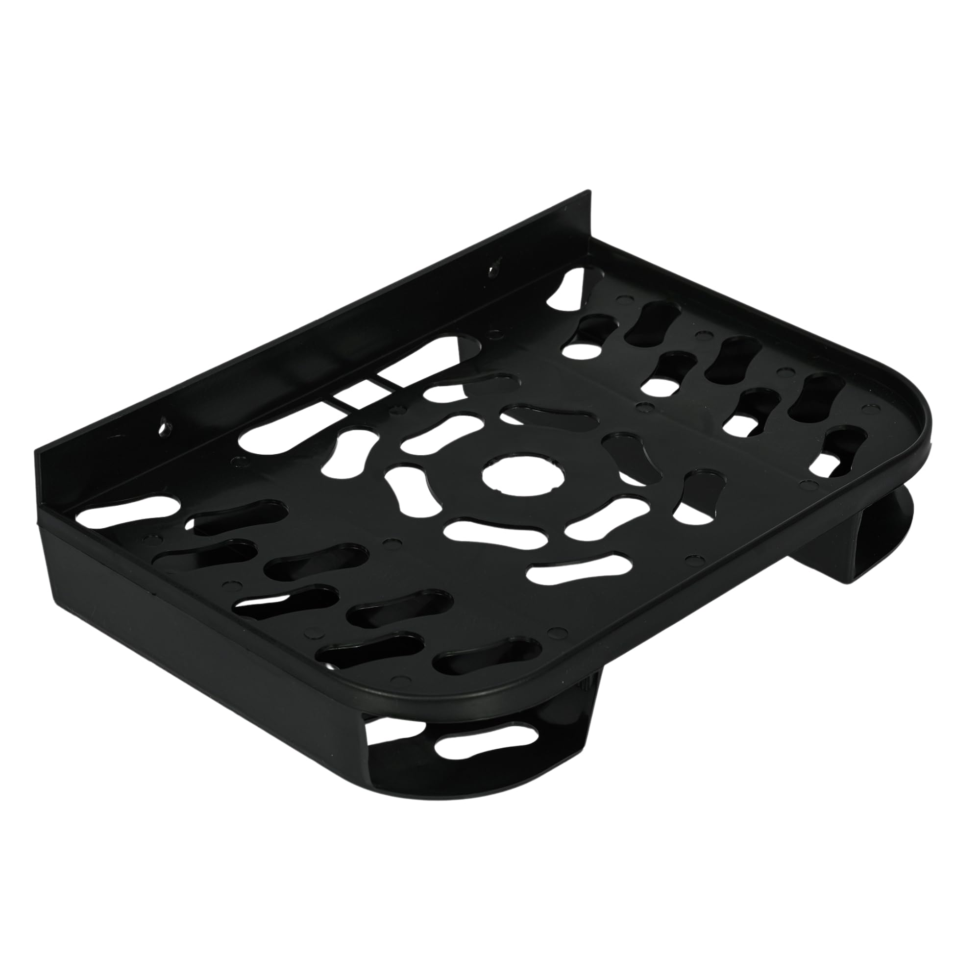 RISSACHI Wall Mount Set Top Box Stand | Universal TV Setup Box & Router Stand | Modem Holder | Wall-Mounted Settop Box Shelf for Receiver, WiFi, DVR, Satellite & Media Devices-image-20