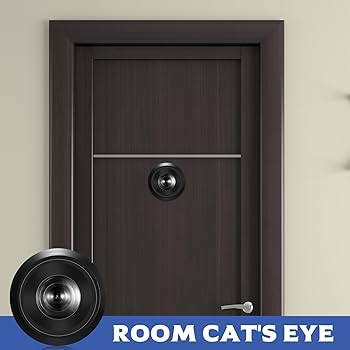 Door Viewer Peephole Safety Door Viewer 220 Degree Viewing Angle Peephole With Heavy Duty Privacy Cover Home Security Door Hardware Accessory Bronze Apartment Door Camera