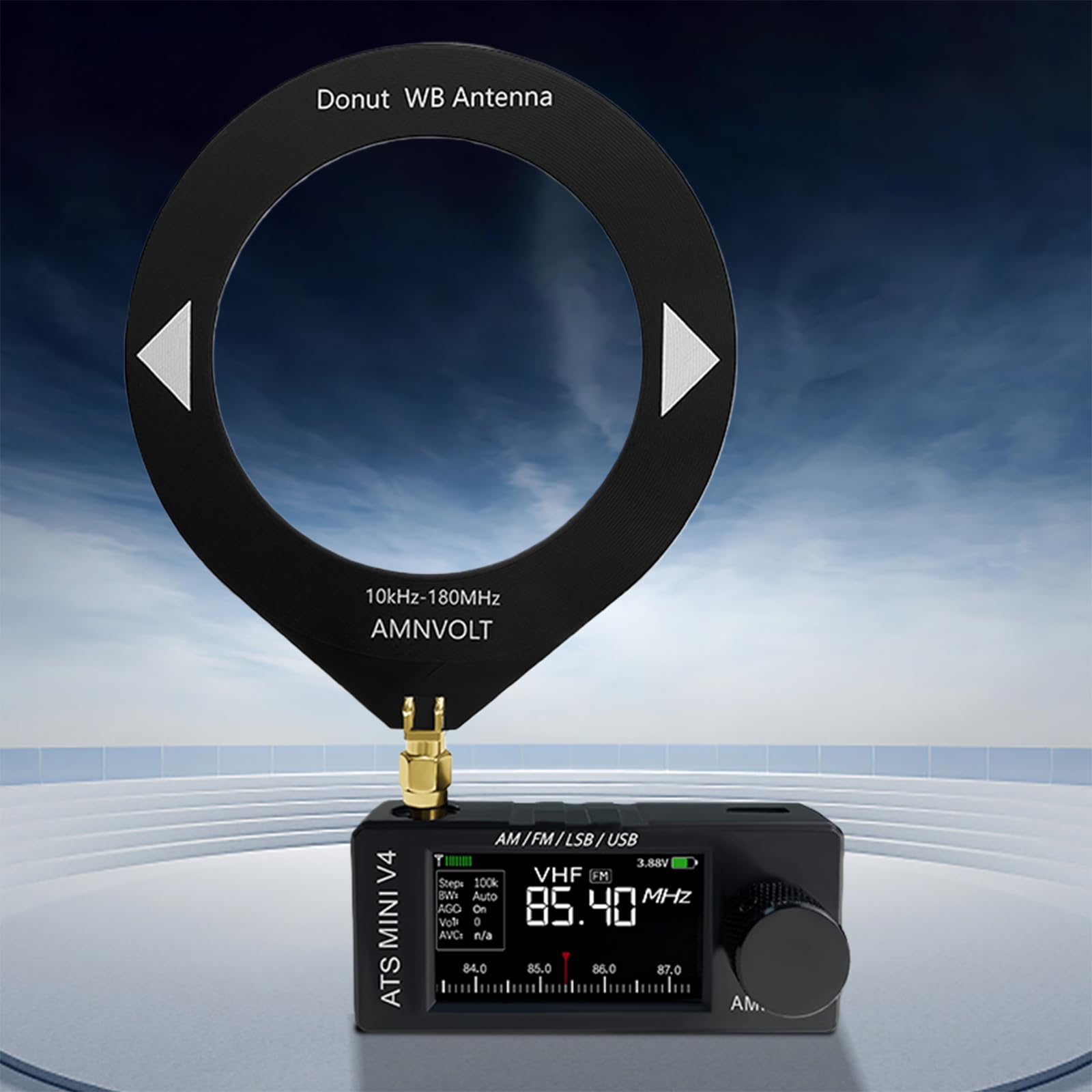 Amazon.co.jp: AMNVOLT V4 ATS MINI ラジオ IPS スクリーン Si4732 DSP