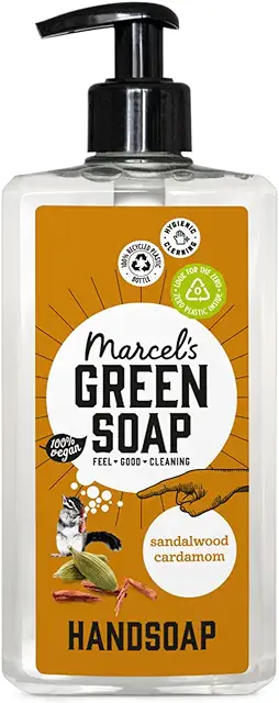 Marcel's Green Soap Handzeep Sandelhout & Kardemom - Plantaardig & Vegan - 500 ml
