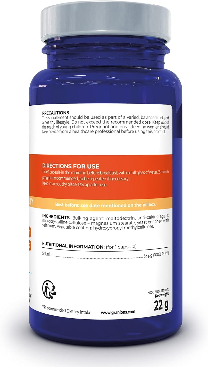 Selenium 55 µg 100 of Intake Optimum bioavailability