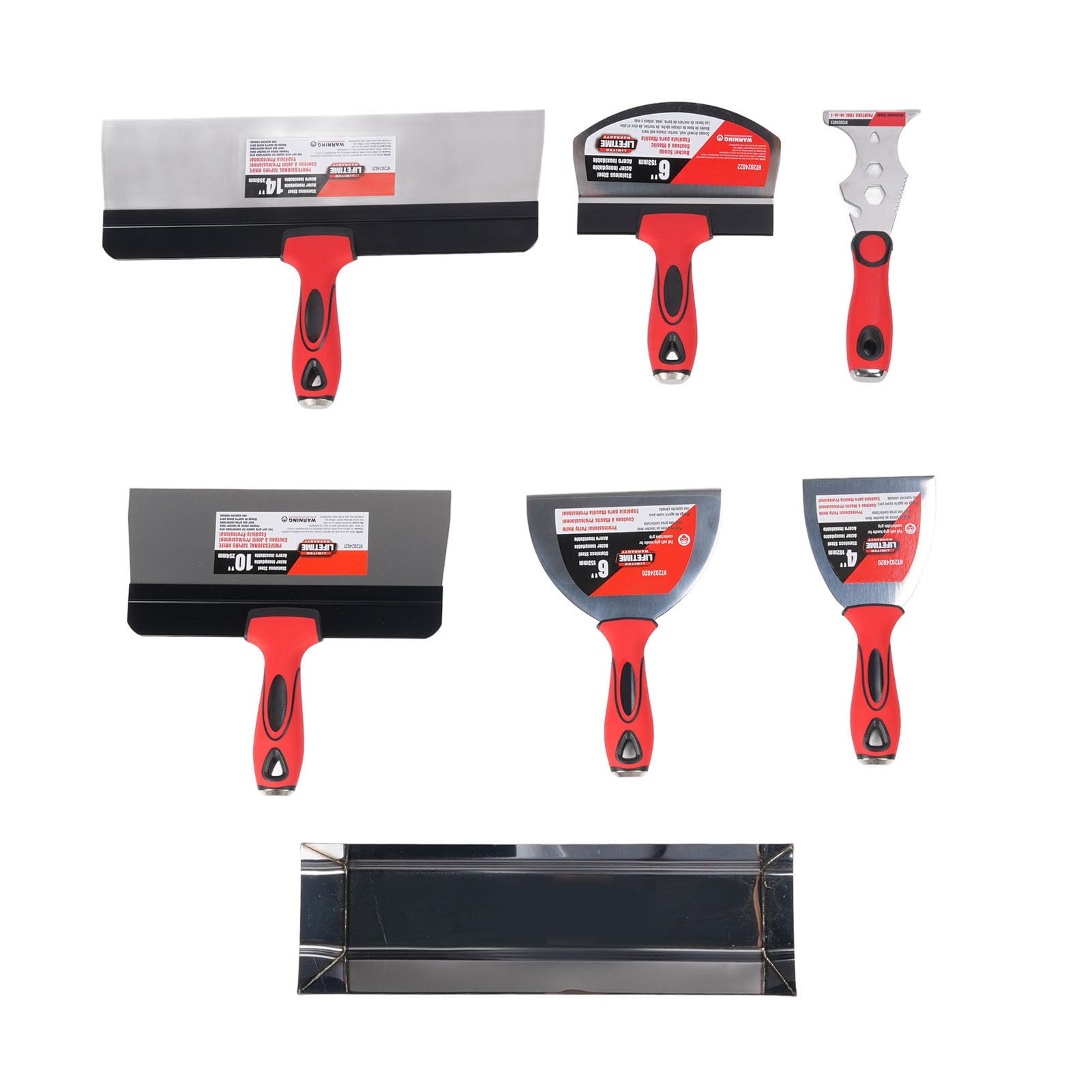 Naroote Kit Utensili per Finitura Cartongesso, Design Ergonomico