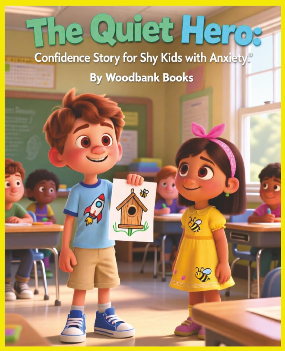 The Quiet Hero: Confidence Stories for Shy Kids with Anxiety and Low Self-Esteem by Woodbank Books: Inspiring Stories to Help Children Build Courage, Confidence, and Speak Up