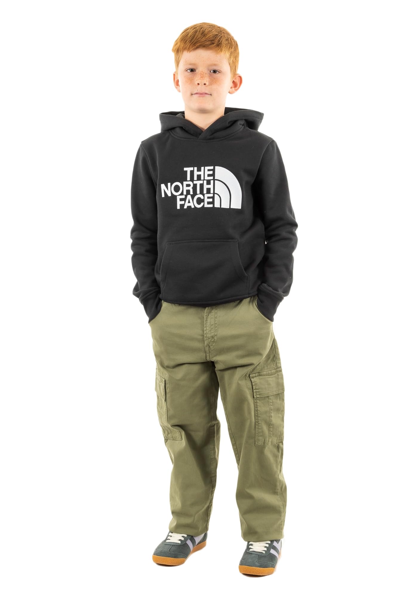 THE NORTH FACE Felpa da Ragazzo con Cappuccio Drew Peak Nera Codice NF0A89HHJK3