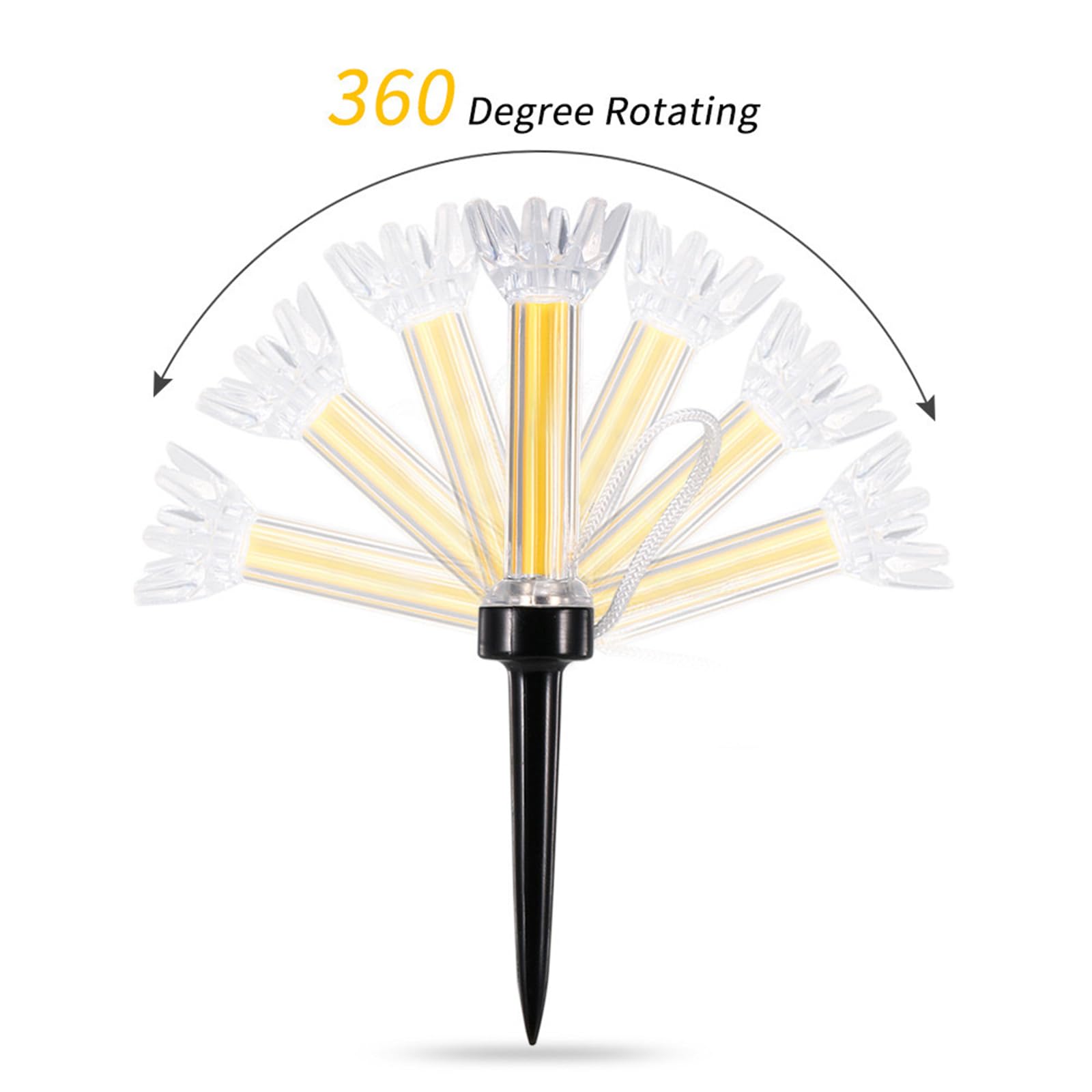 Lohas Creative Golf Tees, Magnetic Golf Tee, Golf Tee with Magnetic Plastic 360 Degree Bounce, 90mm/79mm Durable Flexible Magnetic Plastic Golf Tee Training Practice Tool Accessoryy 5pcs (90mm)