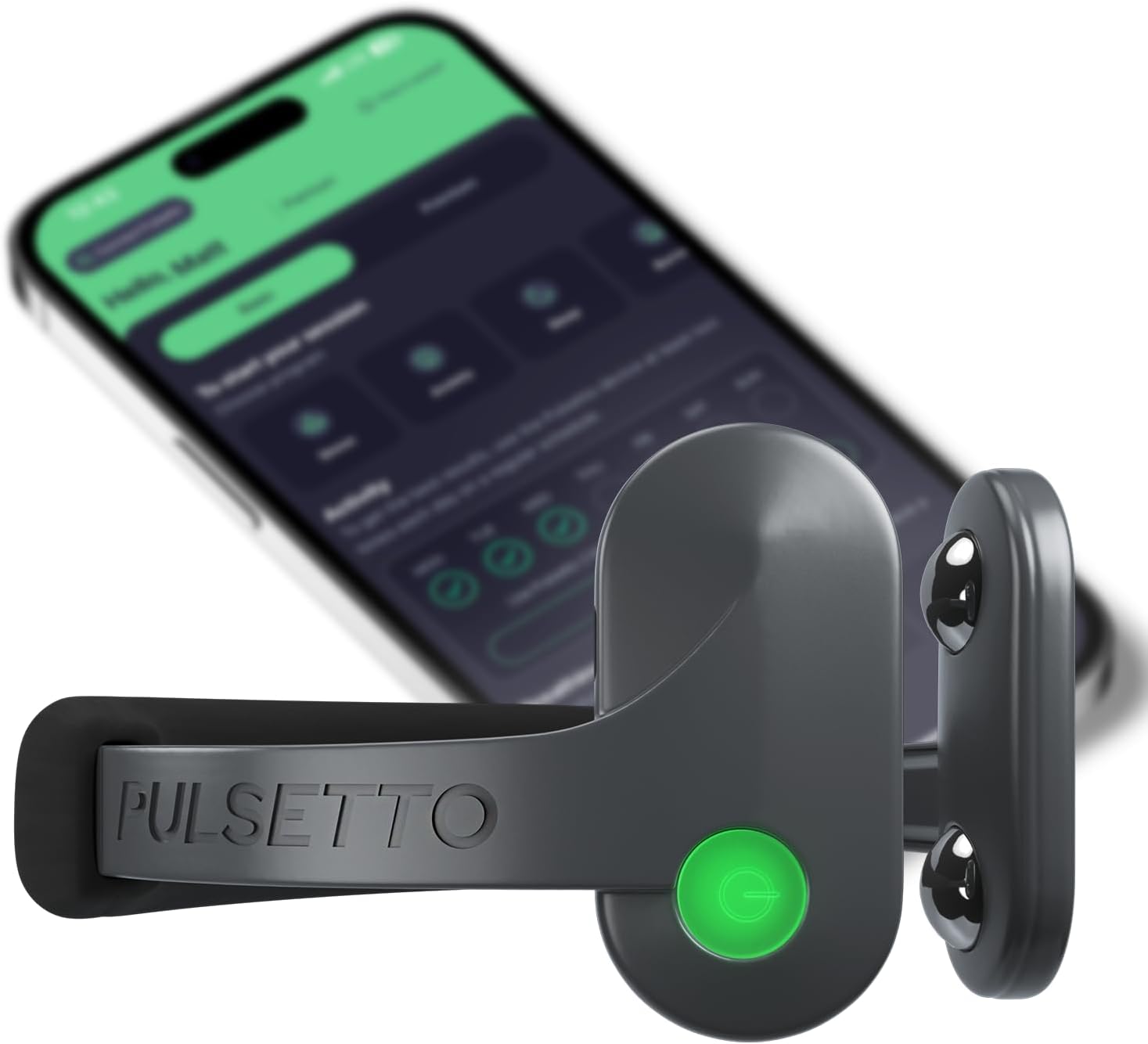 Pulsetto Vagus Nerve Stimulator for Better Sleep & Stress Relief - Patented Neuro Sleep Aid Device - Personalized Relaxation Wearable for Burnout, Recovery, Rejuvenation and Long-Term Wellness